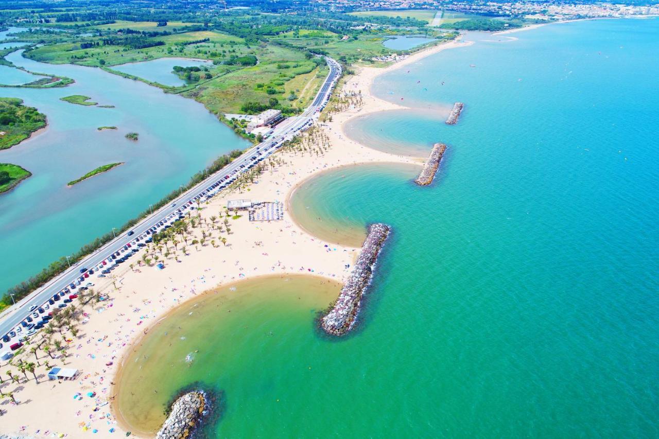 Coeur De Frejus, 3 Pièces Climatisé Avec Piscine, Terrasse, Barbecue Appartamento
