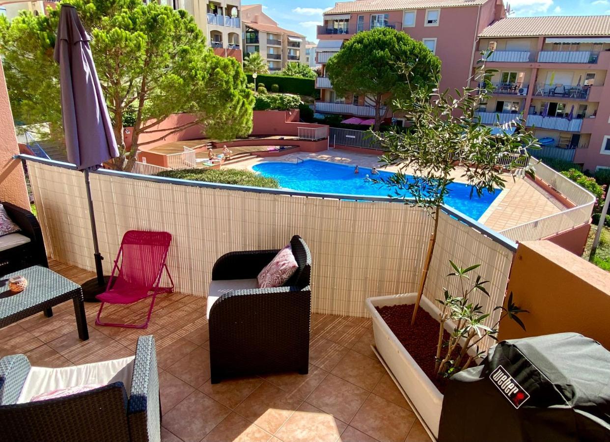 Appartamento Coeur De Frejus, 3 Pièces Climatisé Avec Piscine, Terrasse, Barbecue *